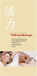 Titelseite Praxisprospekt Brigitte Weber TCM-Gynäkologie 8032 Zürich