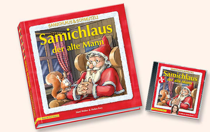 Samichlaus der alte Mann. Buch, CD und Notenheft mit Playback CD. Von Sämi Weber.