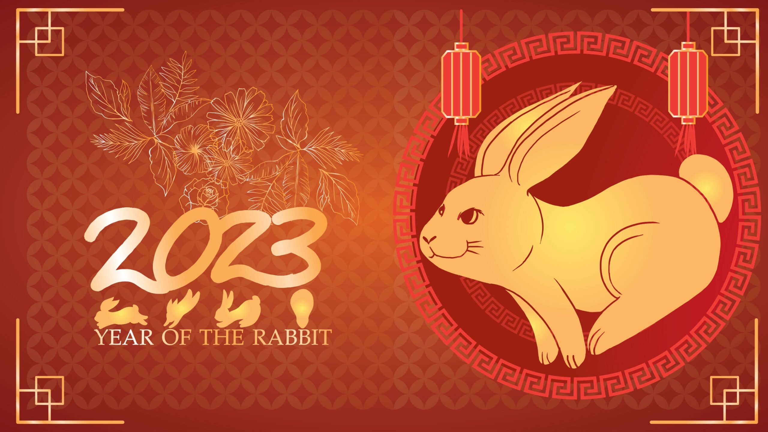 Chinesisches Jahr 2023, year of the rabbit